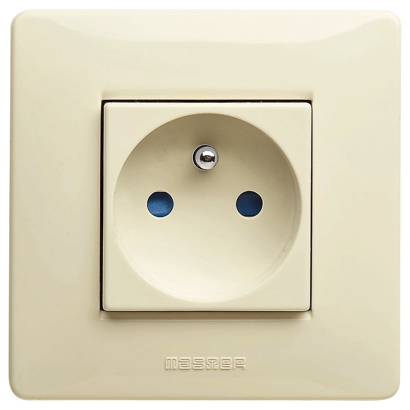 MASTER - MIXMO PRESA FRANCESE 2P+T 16A BEIGE