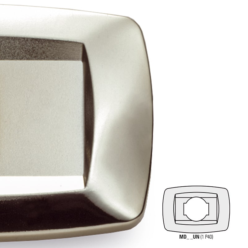 MASTER - PLACCA MODI' UNIVERSALE ARGENTO