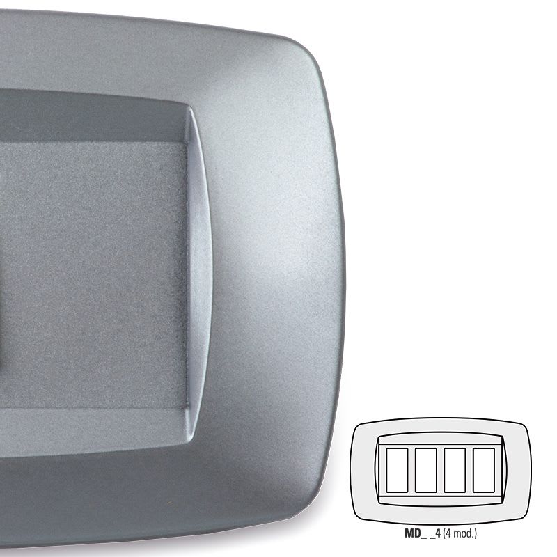 MASTER - PLACCA MODI' 4P. TITANIO