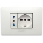 MASTER - MIX 1 PR.2P+T 10-16A+1 PR.UNEL BIVALENTE