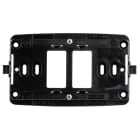 MASTER - SUPPORTO PLASTICA 2 POSTI SCAT.TONDA 00365