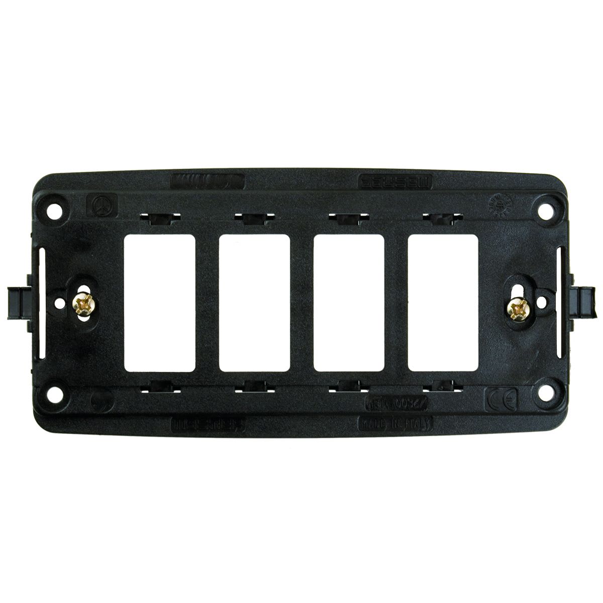 MASTER - SUPPORTO 4 FORI IN POLICARBONATO 00367