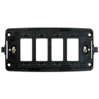 MASTER - SUPPORTO 4 FORI IN POLICARBONATO 00367