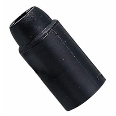 MASTER - PORTALAMPADA E14 LISCIO NERO