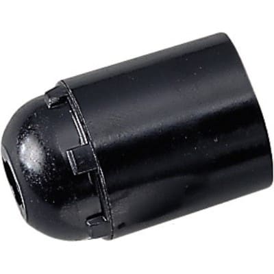 MASTER - PORTALAMPADA E27 LISCIO NERO