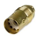 MASTER - PORTALAMP. E14 METALLO OTTONATO LISCIO 00540