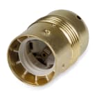 MASTER - PORTALAMP. E27 METALLO OTTONATO LISCIO 00545