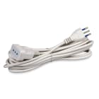 MASTER - CAVO LIS.3X1 MT.3 SP.+PR.SI.10A+T BIANCO
