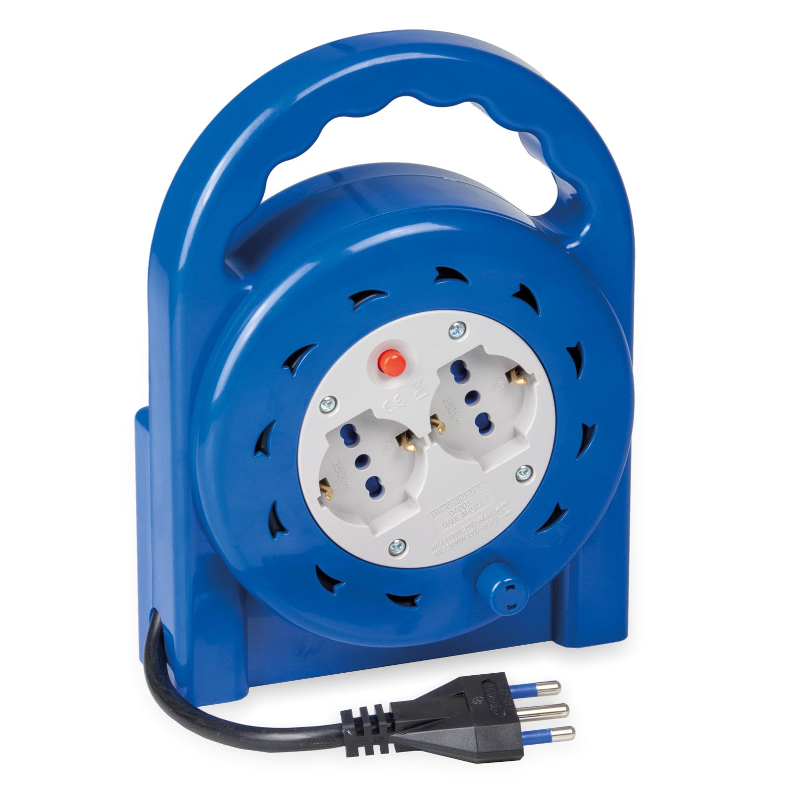 MASTER - AVVOLGICAVO 2 PRESE P40 MT.5 CAVO 3X1,5 04005