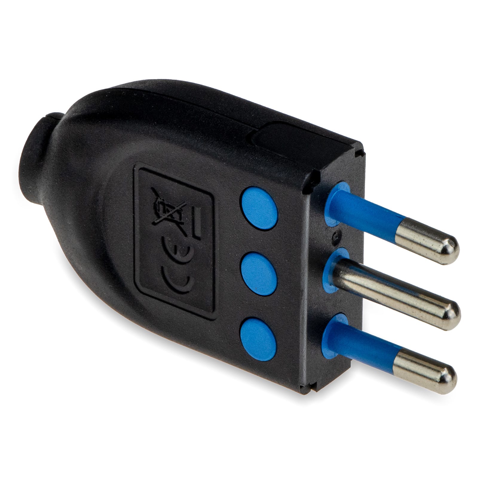 MASTER - SPINA 2POLI+T 10A NERA SPINOT. ORIENTA 05050