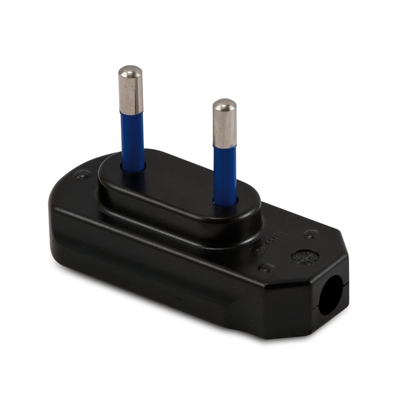 MASTER - SPINA PIATTA 2 POLI 10A NERA 05430