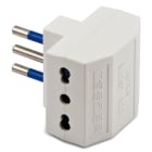 MASTER - ADATT.DOPPIO 10A 2P+T BIANCO 05631