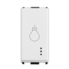 MASTER - PIXIA PULSANTE LUCE 10A NO WHITE