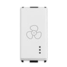 MASTER - PIXIA PULSANTE VENTILATORE 10A NO WHITE 11073