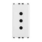 MASTER - PIXIA PRESA 2P+T 10A P11 WHITE 11162