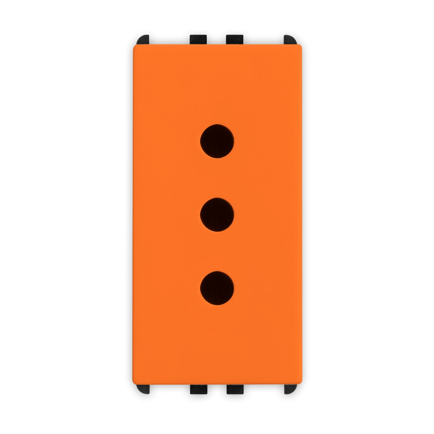 MASTER - PIXIA PRESA 2P+T 10A ARANCIONE 11162A