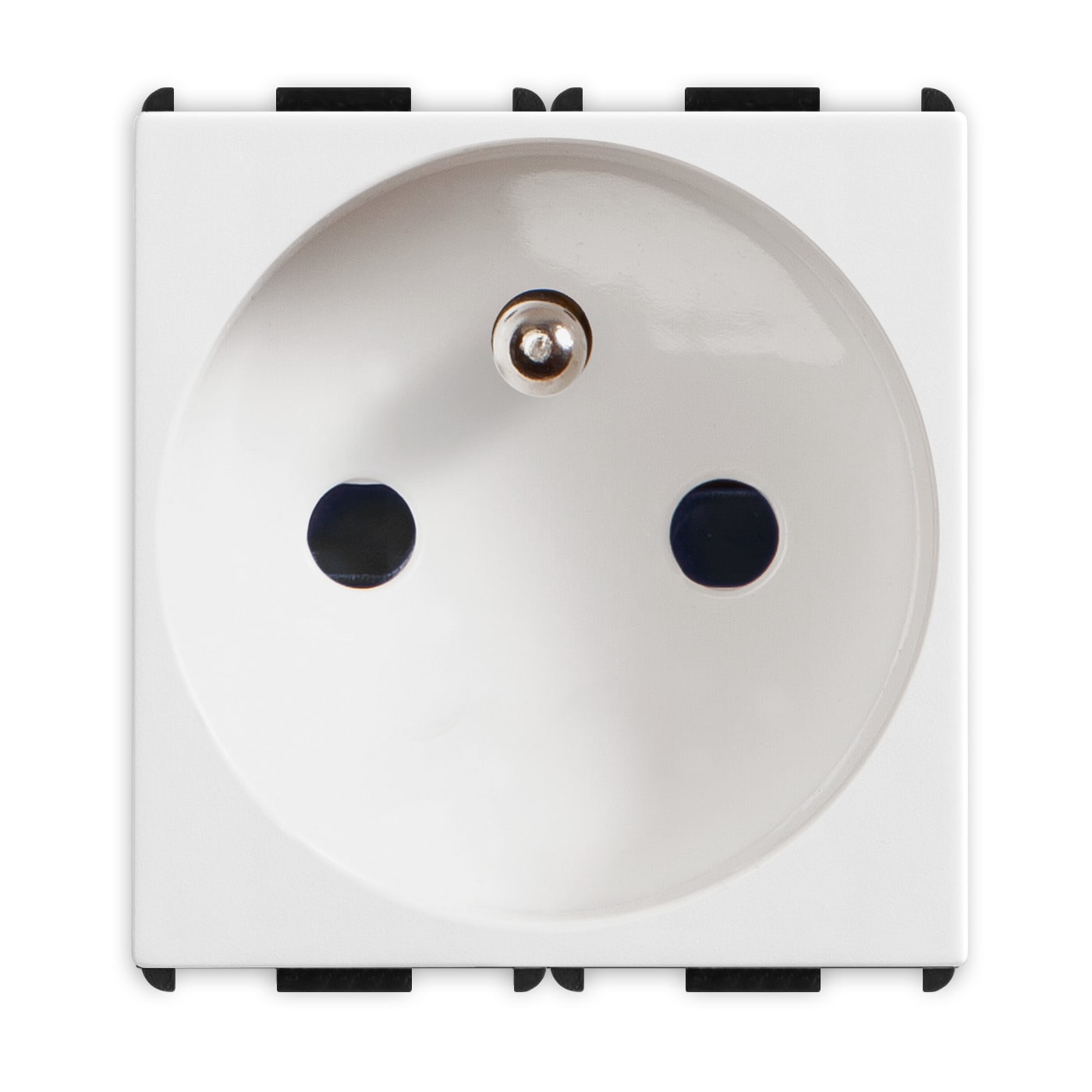MASTER - PIXIA PRESA 2P+T 16A ST.FRANCESE WHITE