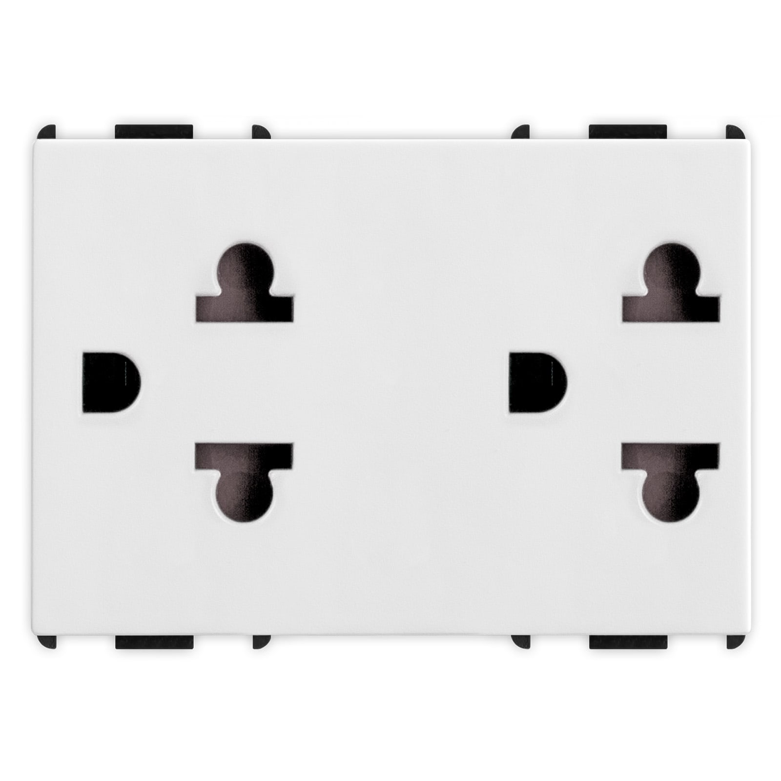 MASTER - PIXIA PR.2P+T16A250V EUROAM.DOPPIA WHITE 11188.3