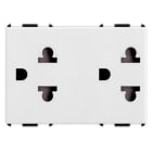 MASTER - PIXIA PR.2P+T16A250V EUROAM.DOPPIA WHITE 11188.3