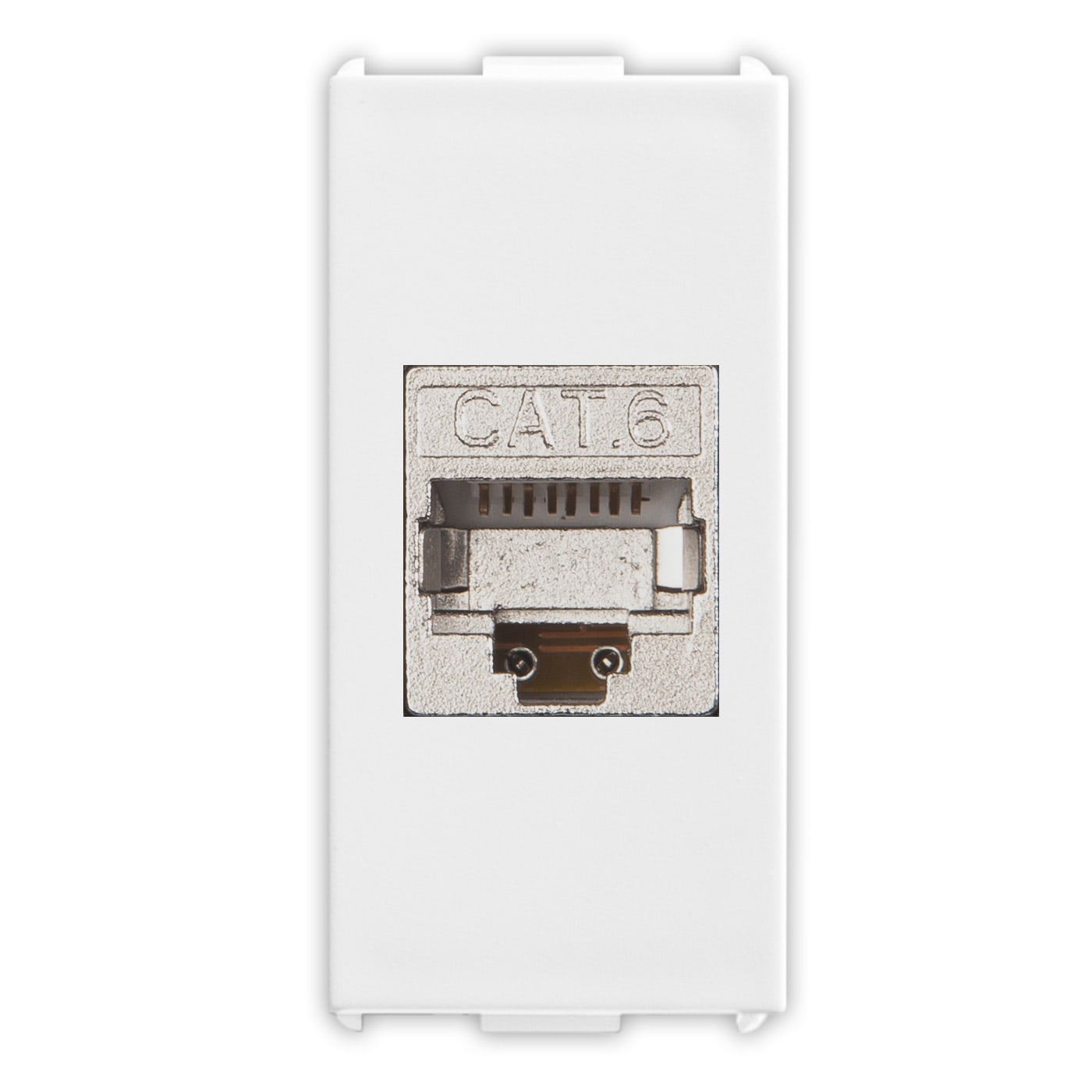 MASTER - PIXIA PRESA RJ45 CAT.6 SCHERMATA WHITE 11221