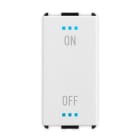 MASTER - PULSANTE PER ZOE 10MA LED ON/OFF WHITE 11715