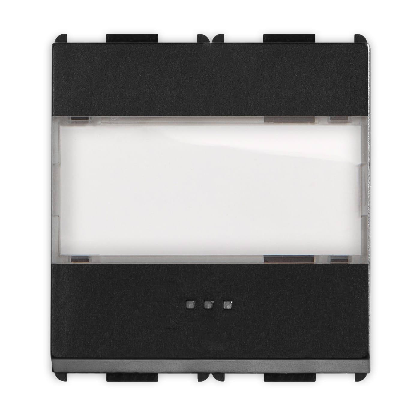 MASTER - PIXIA PULSANTE PORTANOME 1P 10A BLACK 14040