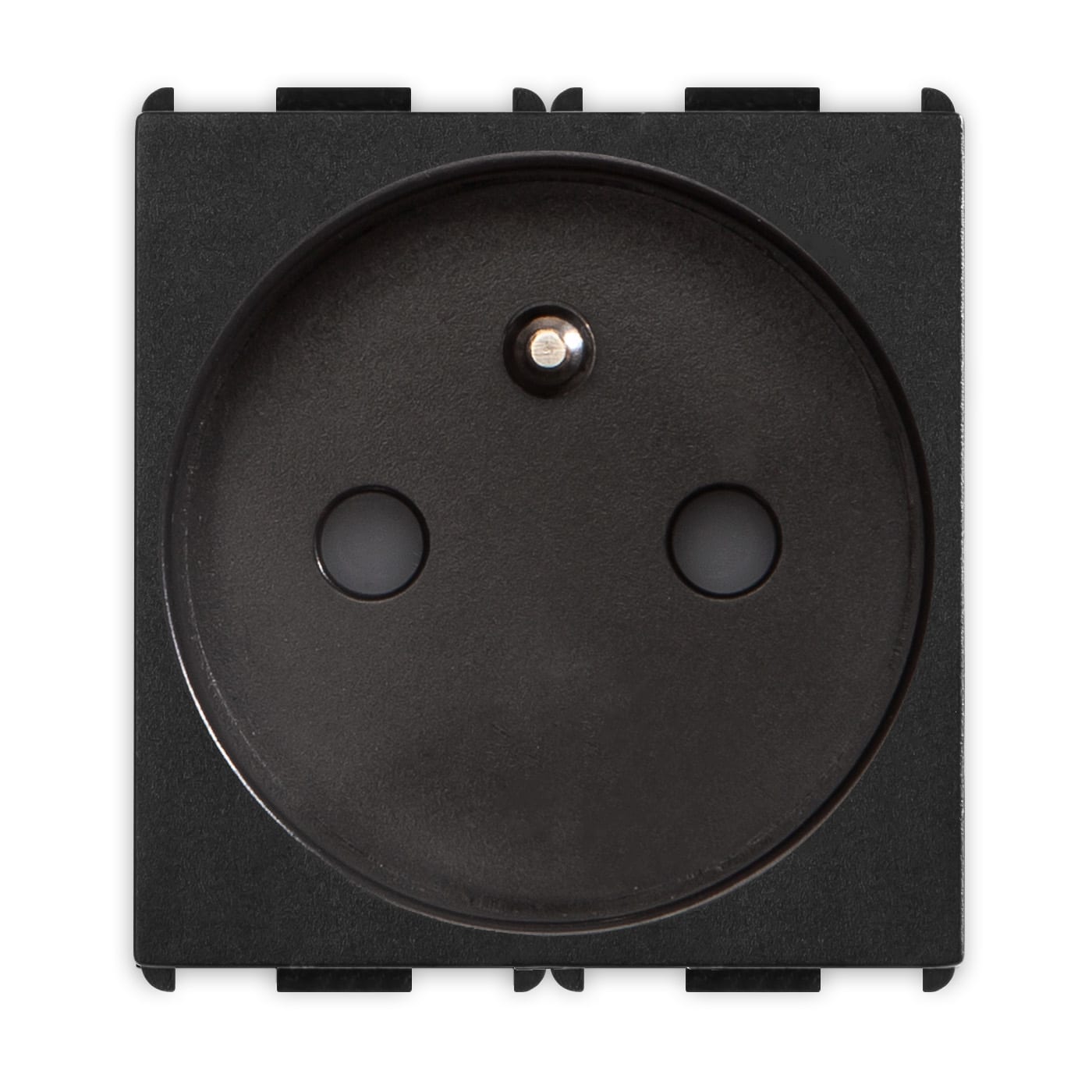 MASTER - PIXIA PRESA 2P+T 16A ST.FRANCESE BLACK 14177