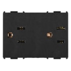 MASTER - PIXIA 2 PRESE 2P+T 15A AMERICANA BLACK 14186.2