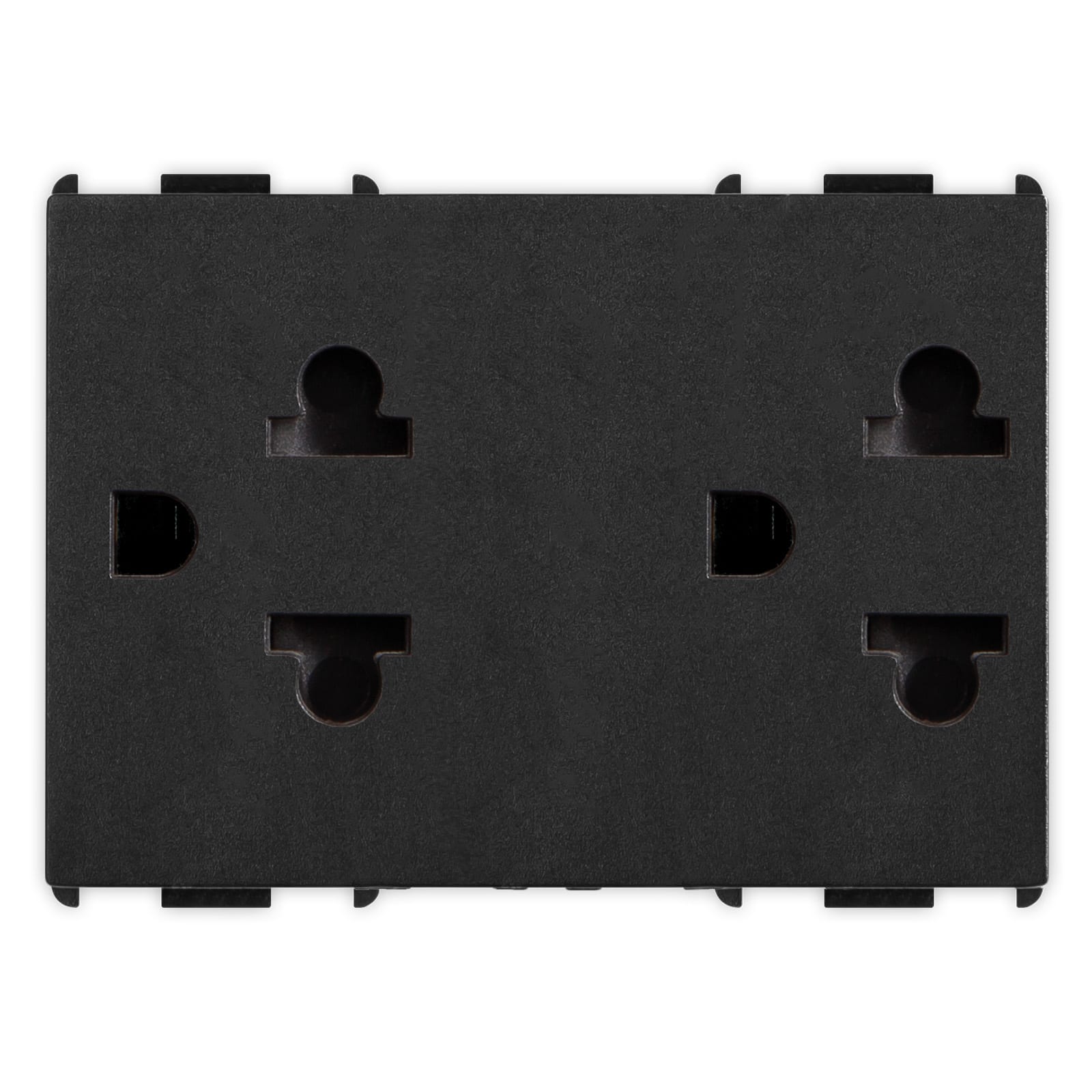 MASTER - PIXIA PR.2P+T16A250V EUROAM.DOPPIA BLACK 14188.3