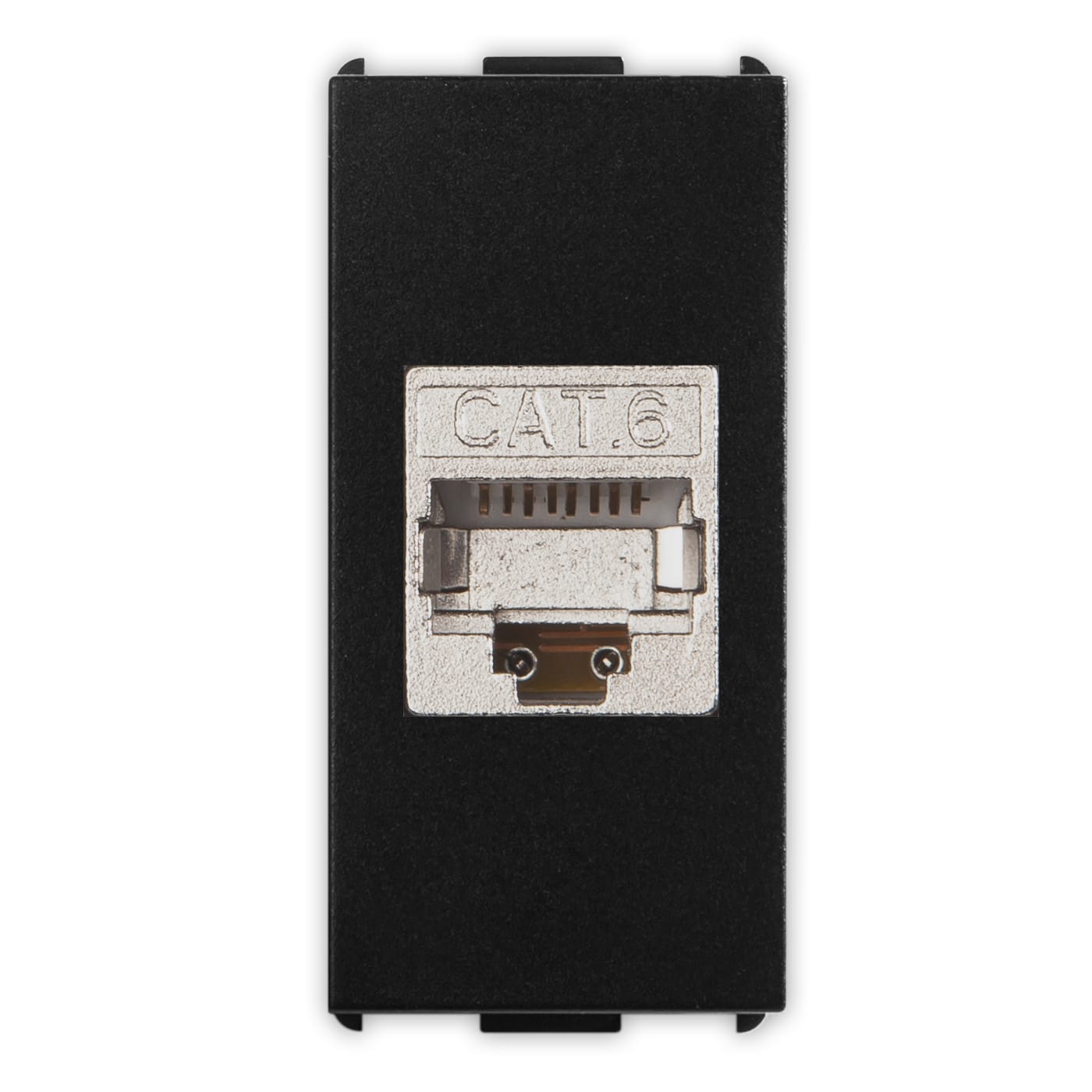 MASTER - PIXIA PRESA RJ45 CAT.6 SCHERMATA BLACK 14221