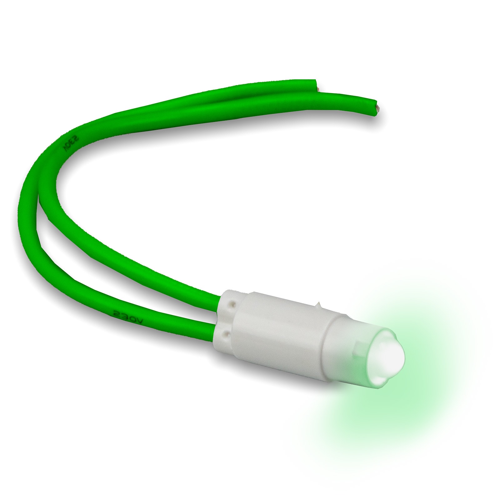 MASTER - LAMP.PIXIA LED VERDE 110-230V CAVO MM100