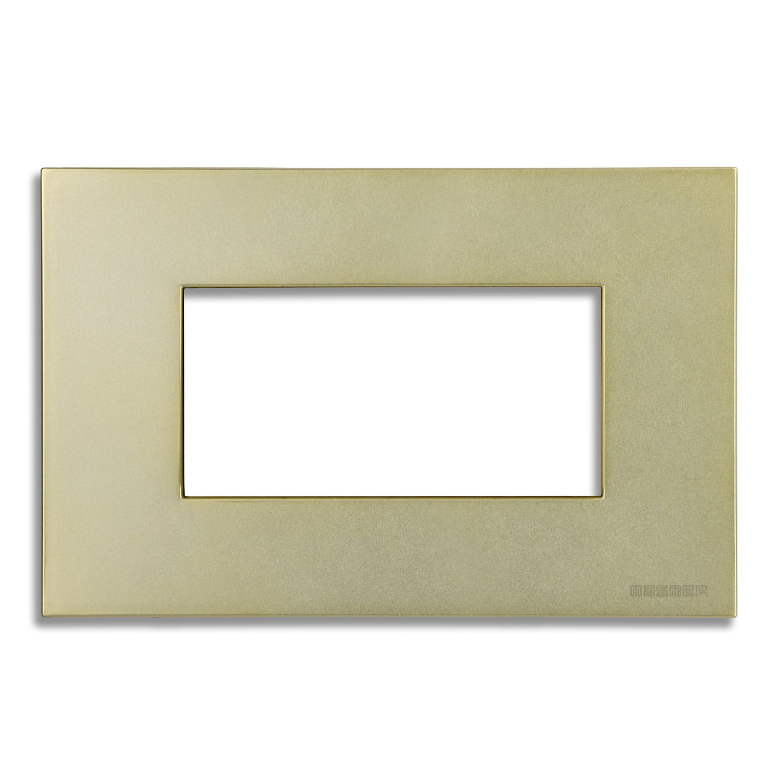 MASTER - PIXIA PLACCA 4 POSTI YELLOW BRASS 14PX244