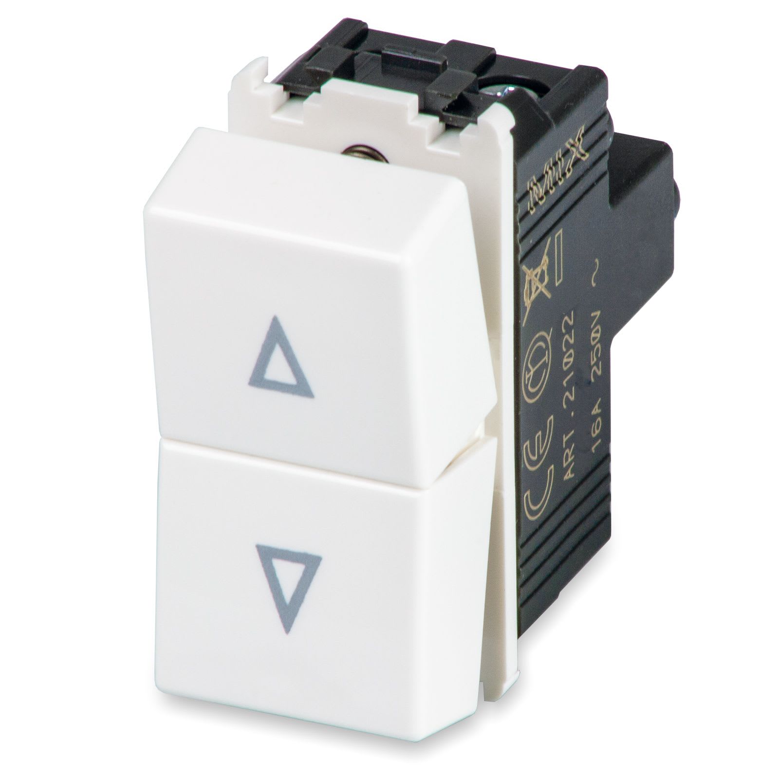 MASTER - MIX PULSANTE DOPPIO 1P NO/NC+1P NO/NC 21022