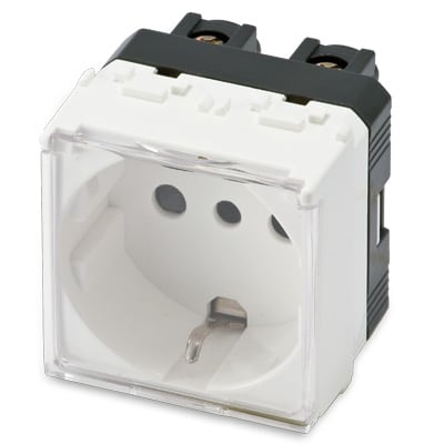 MASTER - MIX PRESA P30 SCHUKO 2P+T CON PORTELLO 21174