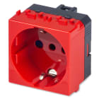 MASTER - MIX PRESA P30 SCHUKO 2P+T 16A ROSSO 21175R