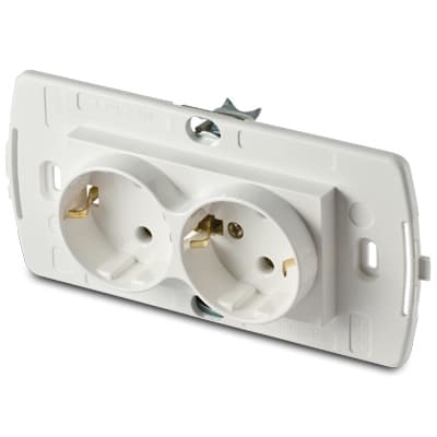 MASTER - MIX DOPPIA SCHUKO 16A 2P+T (LATERALE) 21176.2