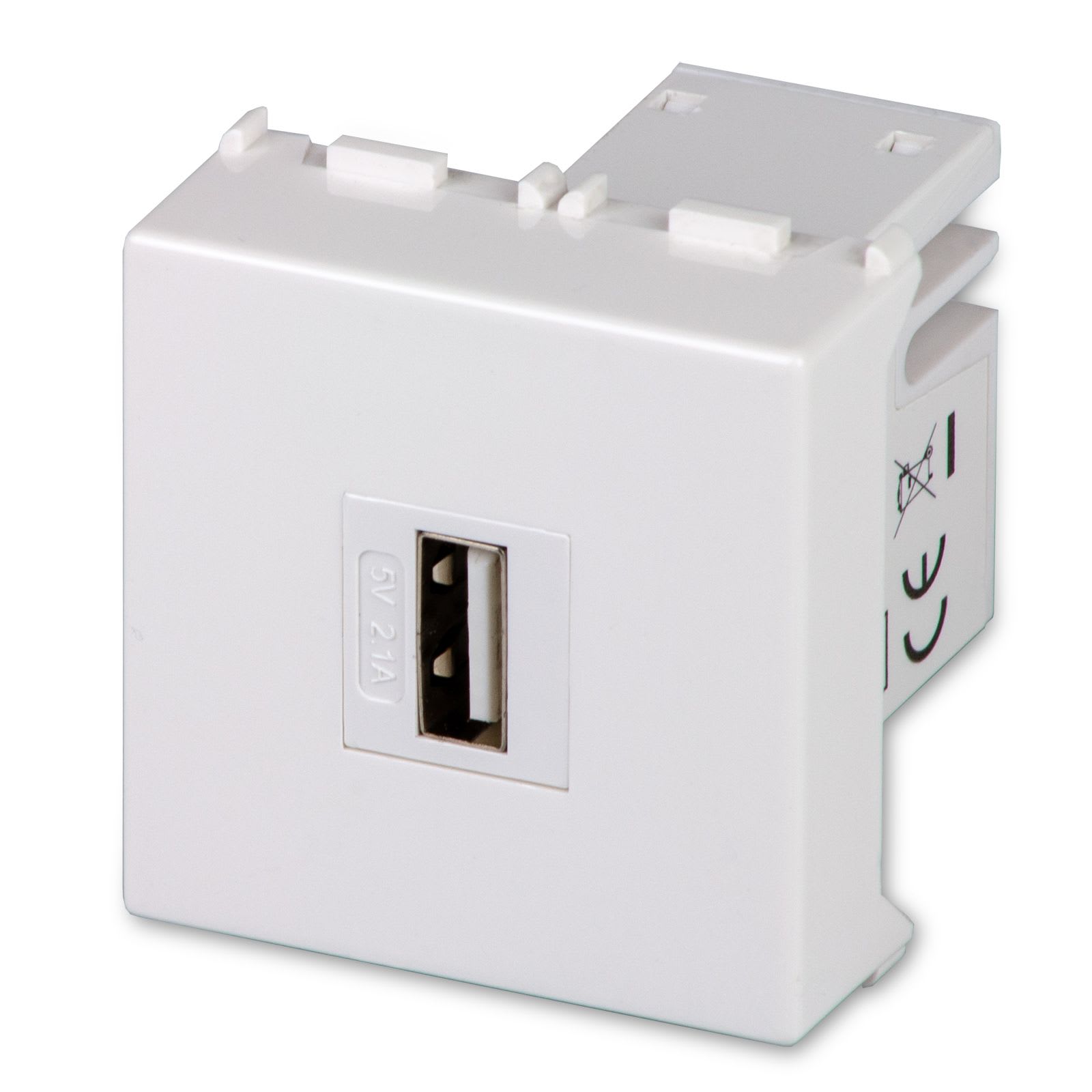 MASTER - MIX ALIMENTATORE USB 5V 2.1A 2MOD. 21214.2