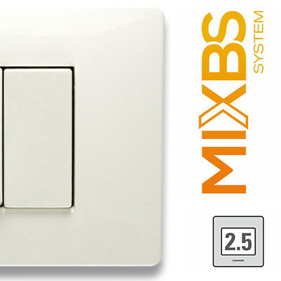 MASTER - MIXBS PLACCA 2,5 P. ST.ING. BIANCO ASPEN 21BS102.5