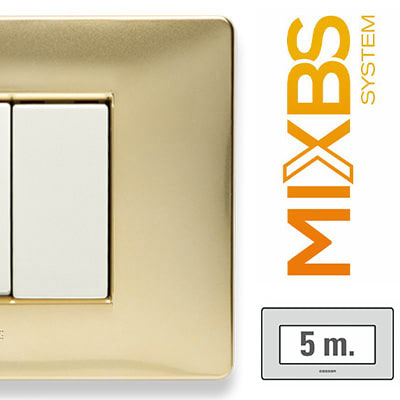 MASTER - MIXBS PLACCA 5 P. ST.ING ORO KARAT