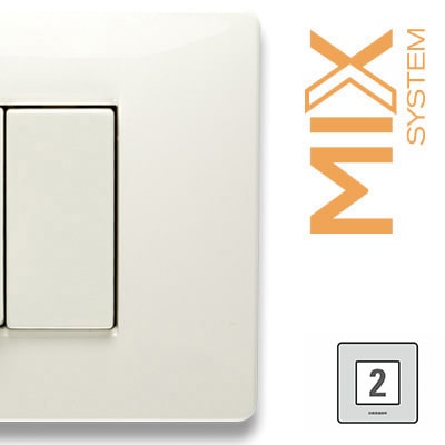 MASTER - MIX PLACCA 2 P. STRETTA BIANCO ASPEN