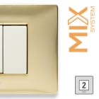 MASTER - MIX PLACCA 2 POSTI STRETTA ORO KARAT 21MP242