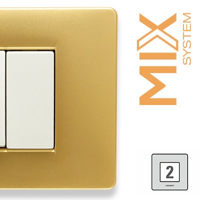 MASTER - MIX PLACCA 2 POSTI STRETTA STAR DUST