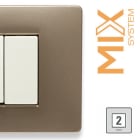 MASTER - MIX PLACCA 2 POSTI STRETTA VULCANO 21MP552