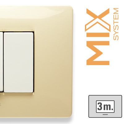 MASTER - MIX PLACCA 3 POSTI BIANCO PARIGI 21MX123