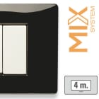 MASTER - MIX PLACCA 4 POSTI NERO PANTHER 21MX204