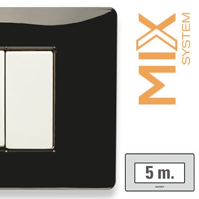 MASTER - MIX PLACCA 5 POSTI NERO PANTHER 21MX205