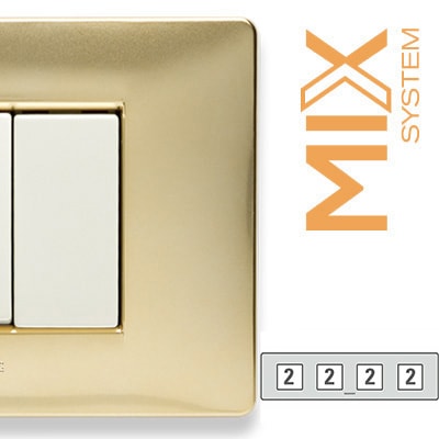 MASTER - MIX PLACCA 2+2+2+2 POSTI ORO KARAT 21MX242-4