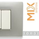 MASTER - MIX PLACCA 2+2+2+2 POSTI GREY MOON 21MX252-4