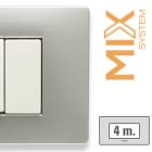 MASTER - MIX PLACCA 4 POSTI GREY MOON 21MX254