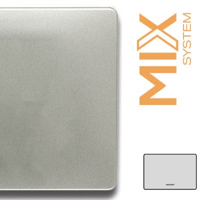 MASTER - MIX PLACCA CIECA 3MOD. ALUMINIUM